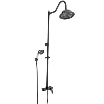 Coloana de dus 3 functii aspect negru antichizat TRENDY S Coloana de dus 3 functii aspect negru antichizat TRENDY S