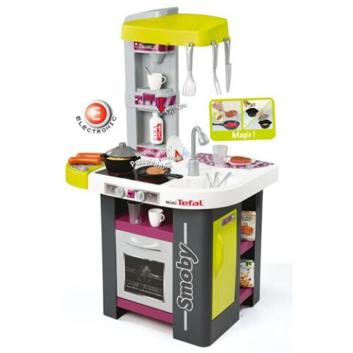 Bucatarie cu 27 accesorii Smoby Tefal Studio BBQ 24128, Multicolor