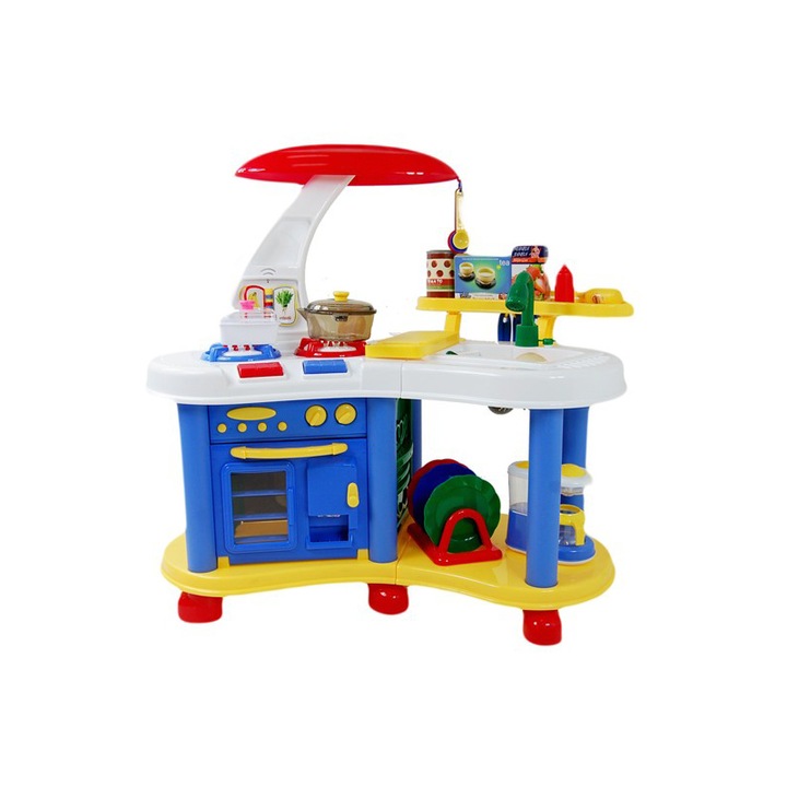 Gyerekkonyha 32 kiegészítővel Midex ZB-600B, Többszínű