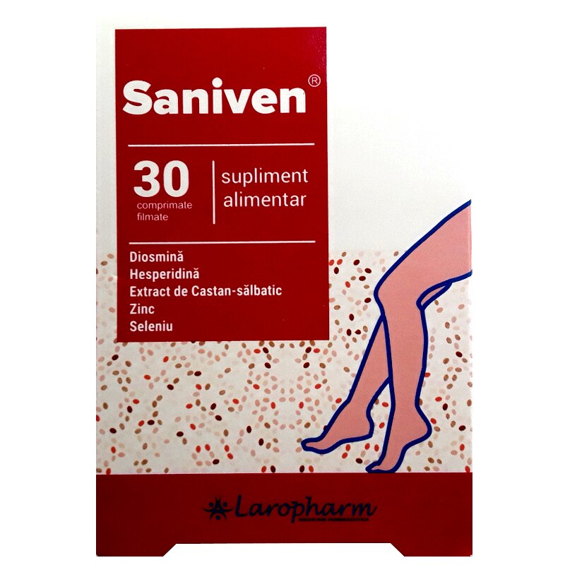 Saniven, 30 comprimate filmate, Laropharm