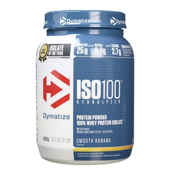 Proteina, Dymatize, ISO 100, aroma banane, 900 g Proteina, Dymatize, ISO 100, aroma banane, 900 g