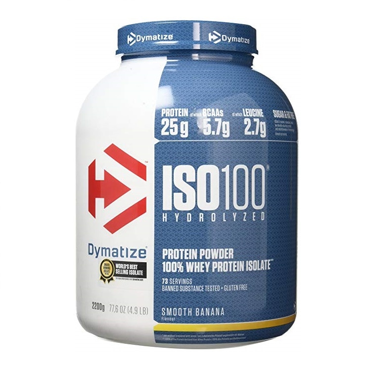 Proteine, Dymatize, ISO 100, aroma banane, 2.2 KG