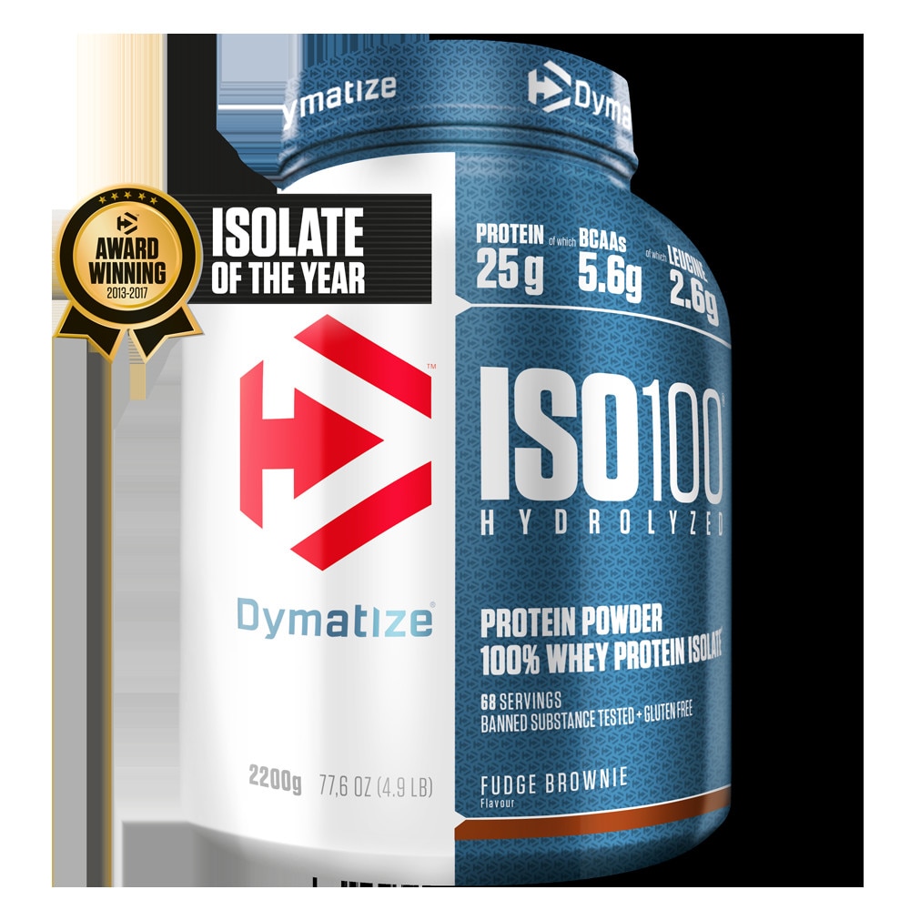 Proteine, Dymatize, ISO 100, aroma fudge brownie, 2.2 KG eMAG.ro