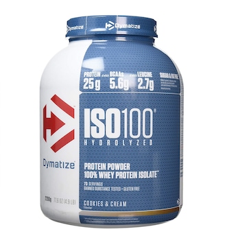 Proteine, Dymatize, ISO 100, aroma cookies & cream, 2.2 KG