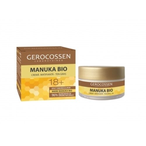 Crema matifianta ten gras 18+ Manuka Bio 50 ml
