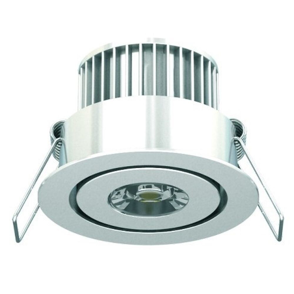 Spot LED 4LED, 3W, argintiu, lumina naturala