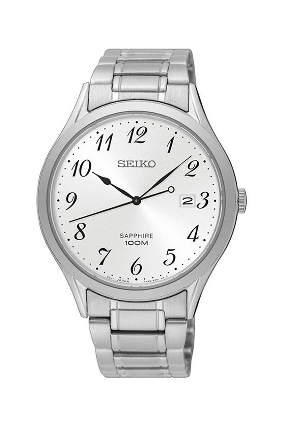 Seiko, Ceas quartz din otel inoxidabil, Argintiu