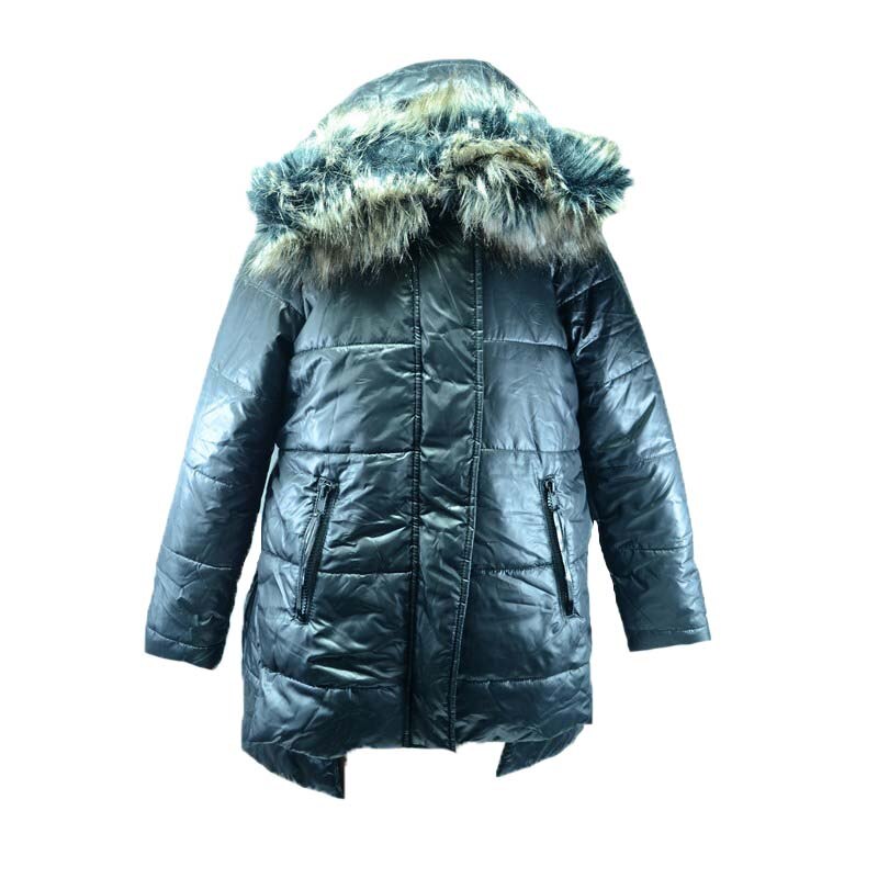 Geaca pentru fetite Mikrus GPB-26, Negru, 164