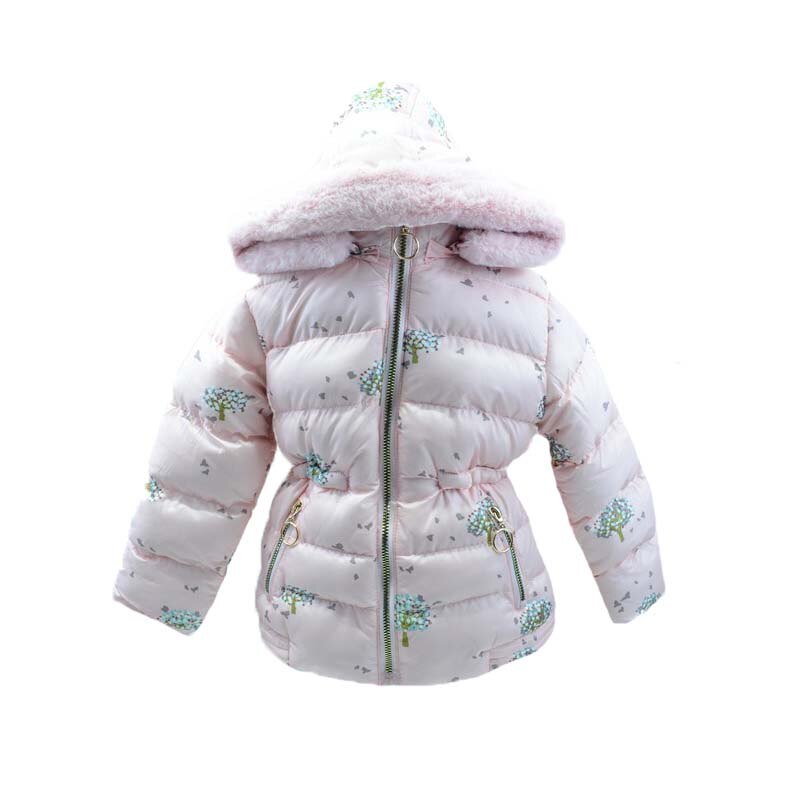 Geaca pentru fete Happy House, imprimeu floral, Roz