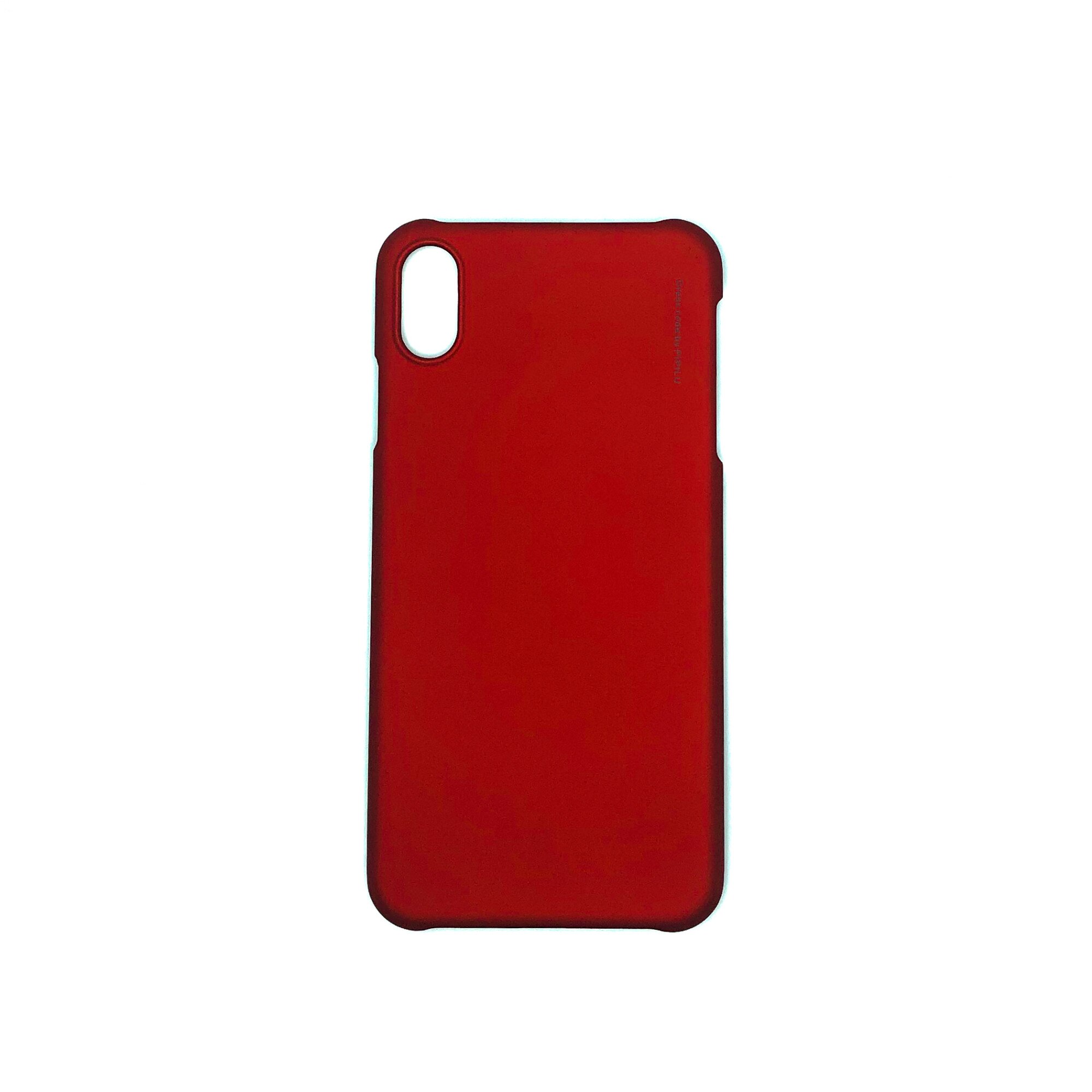 Husa Policarbonat X-Level Metallic pentru iPhone Xs Max - Rosu Safir