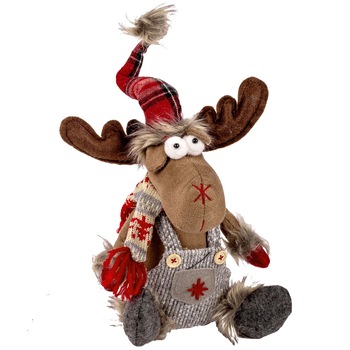 Figurina decorativa, Zola®, ideala pentru sarbatori, Ren, 20 cm Figurina decorativa, Zola®, ideala pentru sarbatori, Ren, 20 cm