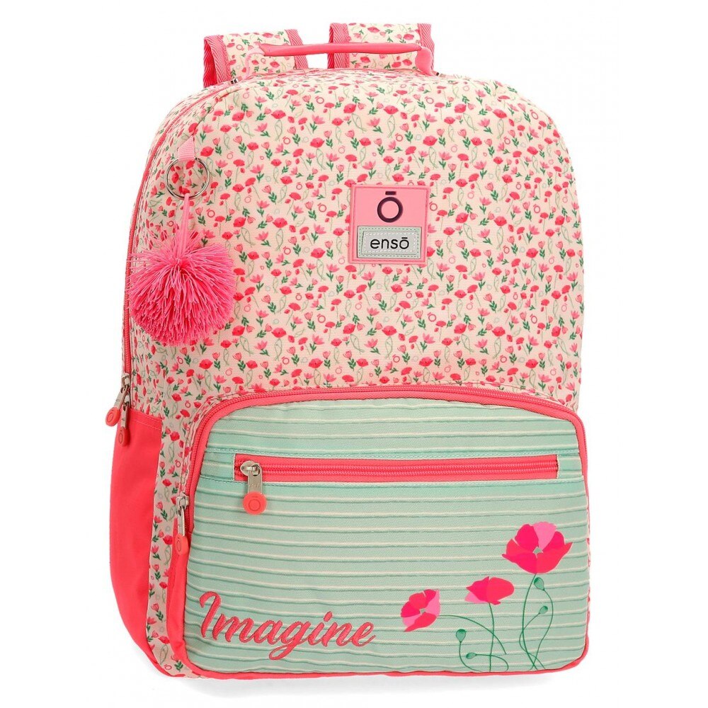 Rucsac laptop poliester multicolor 42 cm Enso Imagine