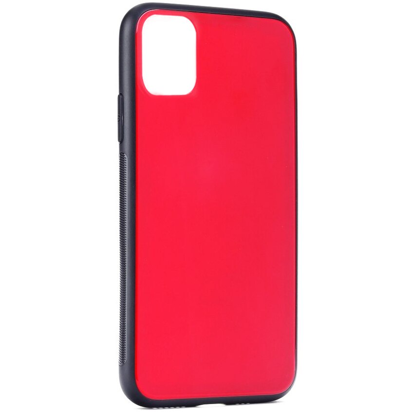 Husa Forcell Glass pentru Apple iPhone 11 Pro, Red