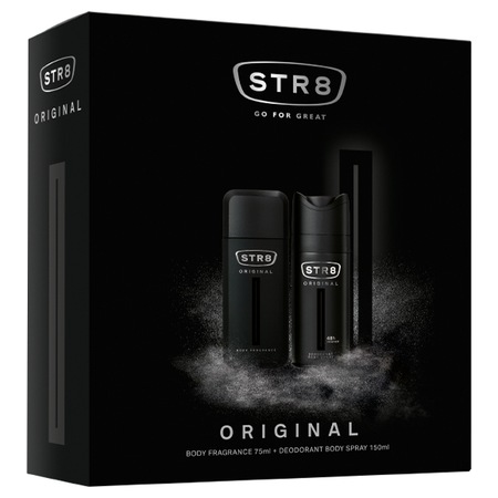 Set Str8 Original Barbati Body Fragrance 75 Ml Deo Spray 150 Ml Emag Ro