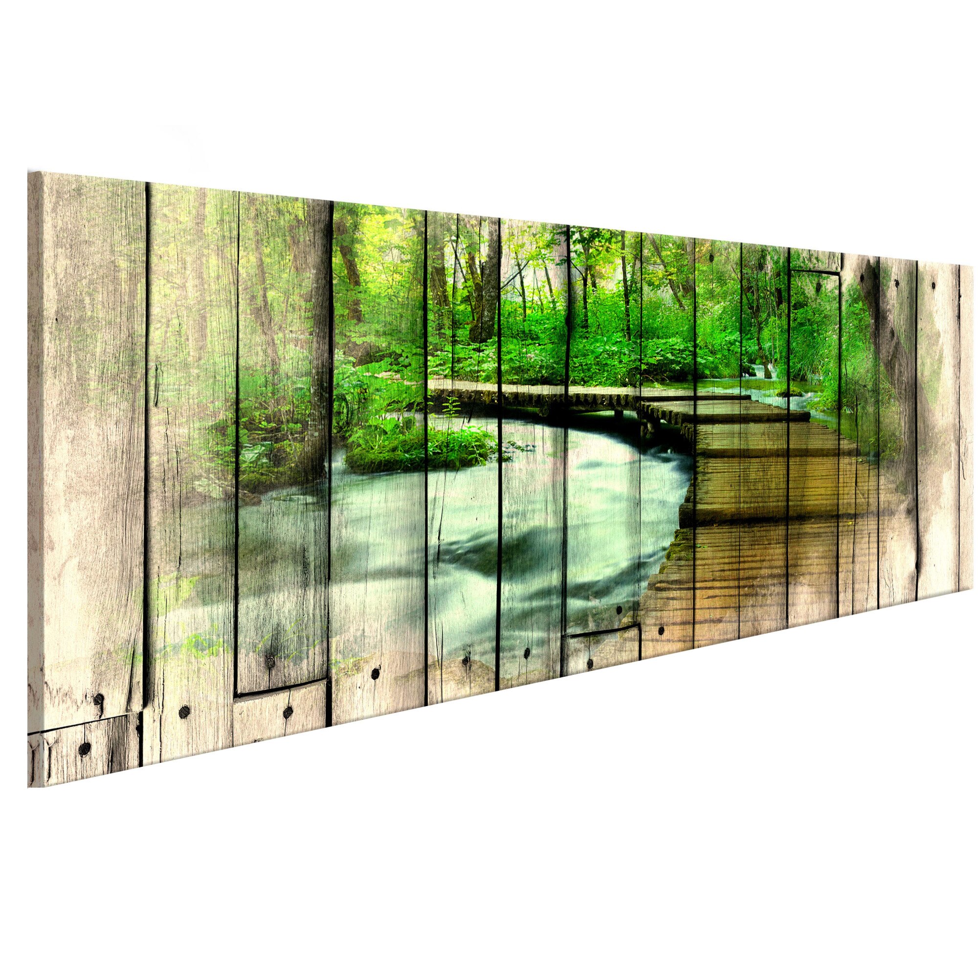 Tablou canvas - Amintiri forestiere - 135 x 45 cm