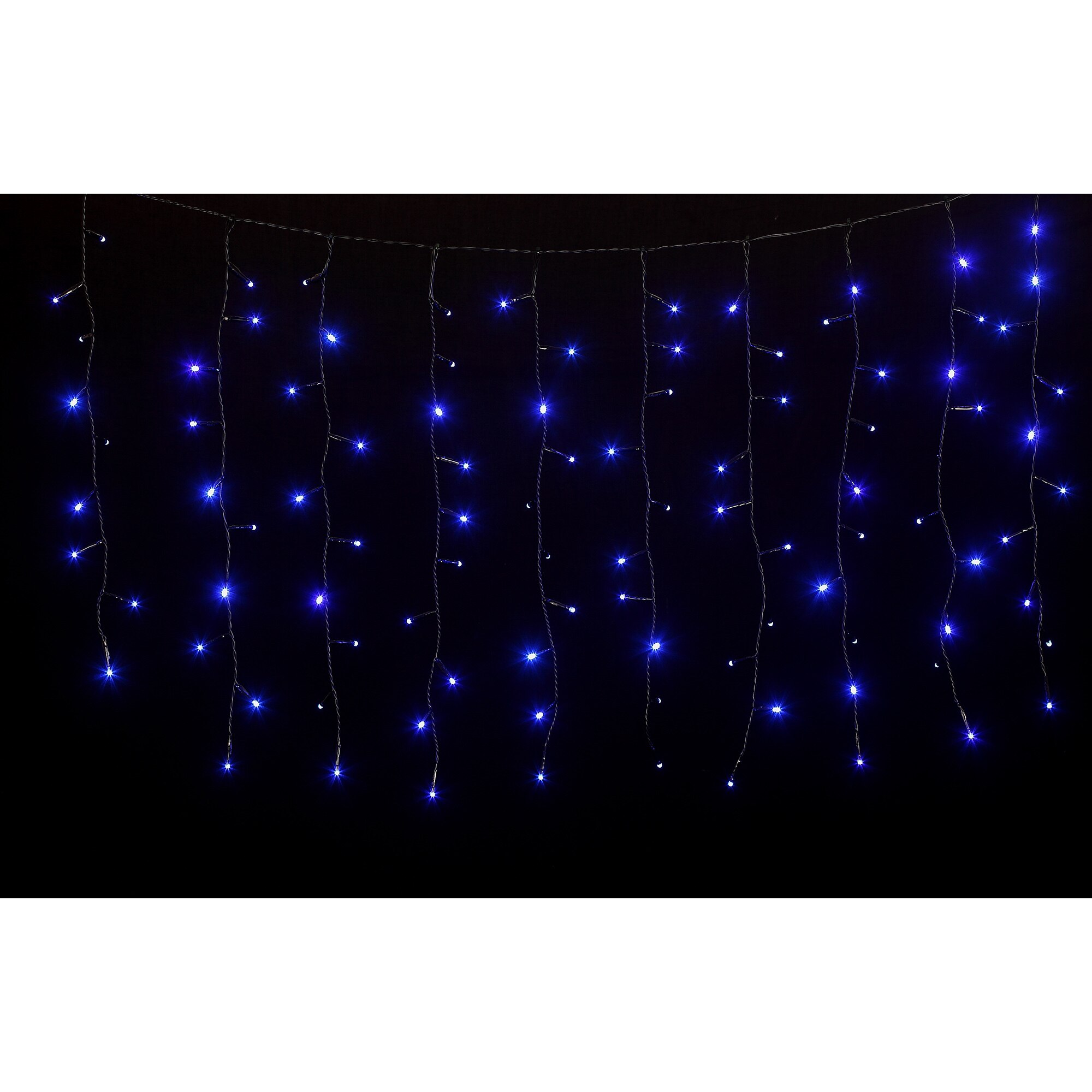 Instalatie luminoasa perdea Well, 100 LED-uri, Albastru