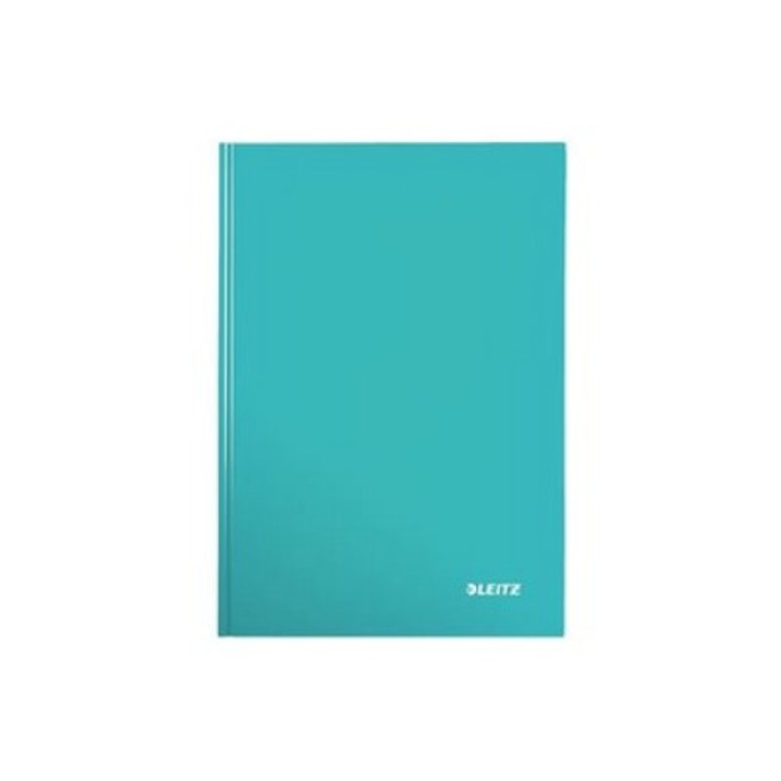Caiet Leitz Wow, Carton, A5, 80 file, Dictando, Albastru