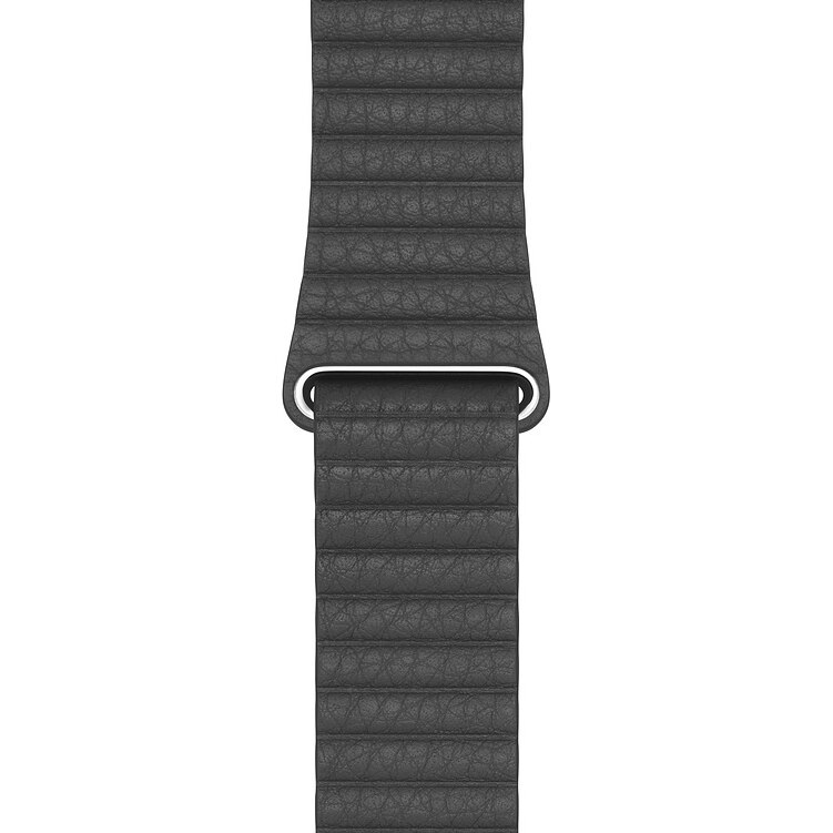 Curea pentru Apple Watch 44mm, Leather Loop, Medium, Black