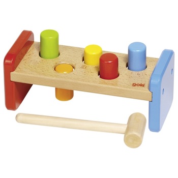 Banc de lucru cu ciocanel din lemn ,Goki Banc de lucru cu ciocanel din lemn ,Goki