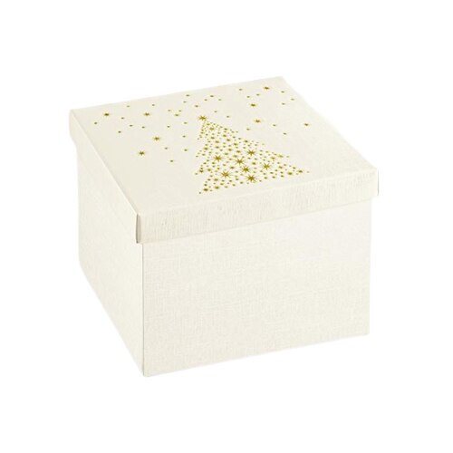 Cutie cadou cu capac Golden tree 300*300*120mm RiBOX