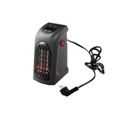 Miniaeroterma portabila de podea Fast Heater Floor, 400W, Negru