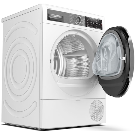 Uscator de rufe Bosch WTX87EH0EU, Pompa de caldura, 9 kg, 15 programe, Clasa A+++, AutoDry Technology, Alb