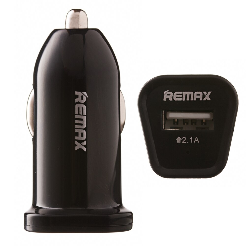 Incarcator Auto, Remax, 12/24v , 2.1A, Negru