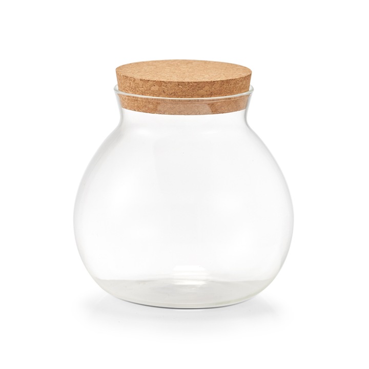 Borcan cu capac din pluta, capacitate 1050 ml Zeller