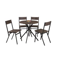set masa bucatarie si 4 scaune kring torino metal maro imagen 59_1_
0