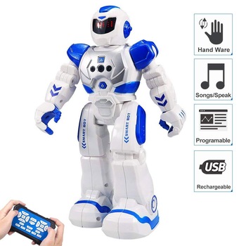 Robot Inteligent AKU SMART interactiv cu Telecomanda, Canta Danseaza Merge,Lumini LED Sunete Melodii, Jucarie Toy pentru copii Baby bebelusi prescolari, cadou zi de nastere, Paste Craciun AK6764 Robot Inteligent AKU SMART interactiv cu Telecomanda, Canta Danseaza Merge,Lumini LED Sunete Melodii, Jucarie Toy pentru copii Baby bebelusi prescolari, cadou zi de nastere, Paste Craciun AK6764