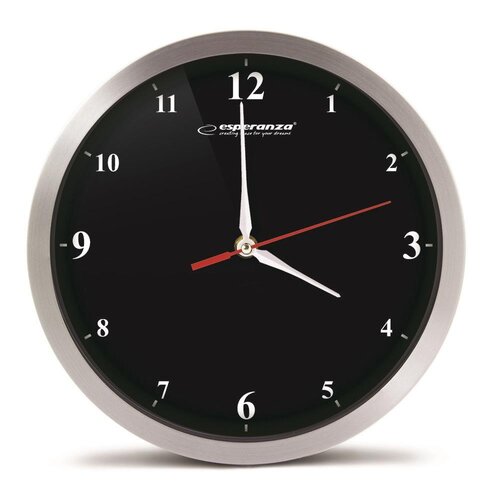 Ceas de perete DETROIT , 25cm, negru,EHC009K