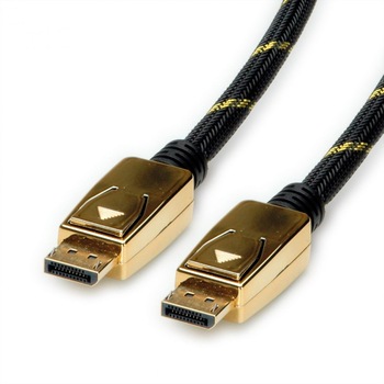 Cablu Displayport 8K@60Hz Ultra HD T-T 1m, Roline 11.04.5920 Cablu Displayport 8K@60Hz Ultra HD T-T 1m, Roline 11.04.5920