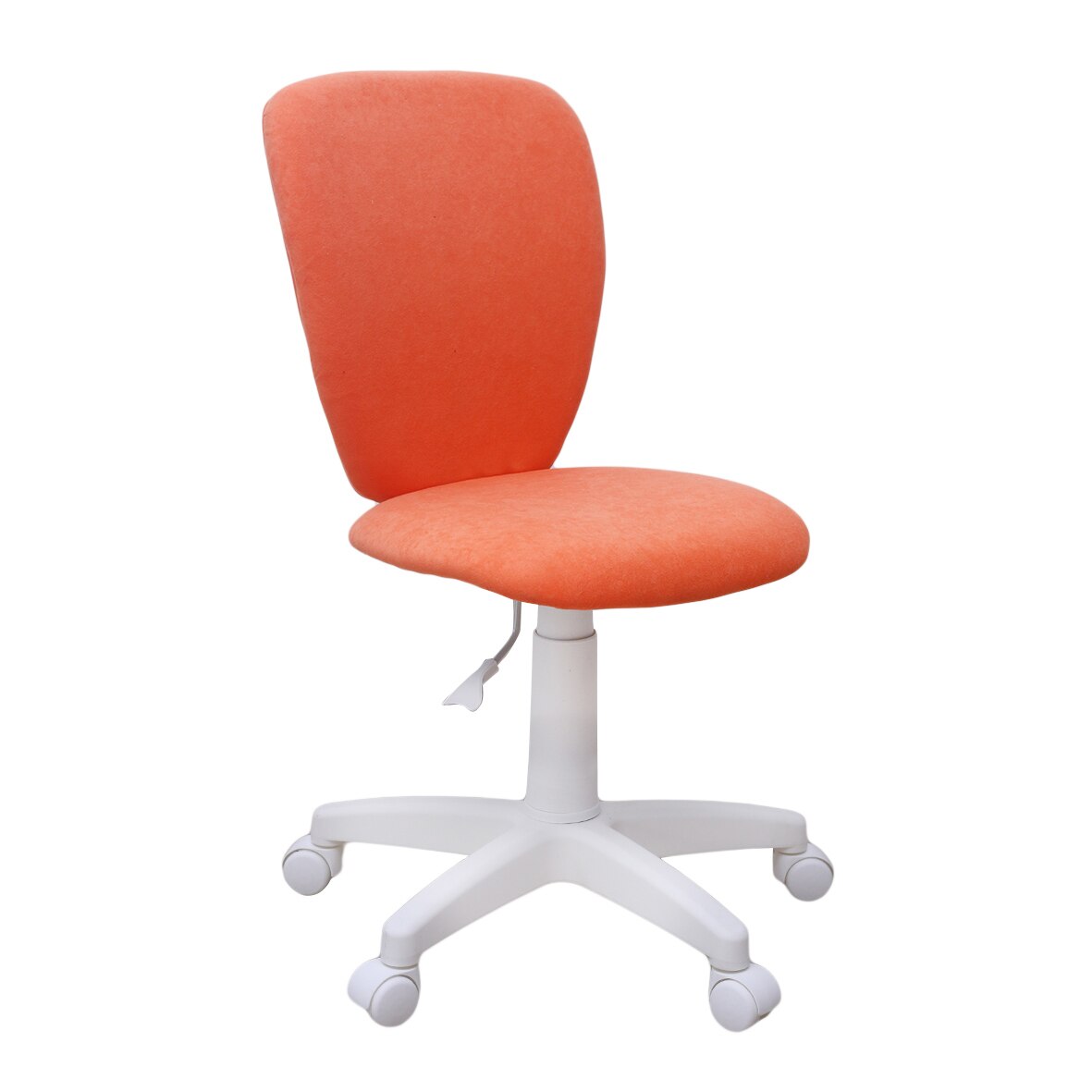 Scaun copii MF POLLY, baza alba, portocaliu