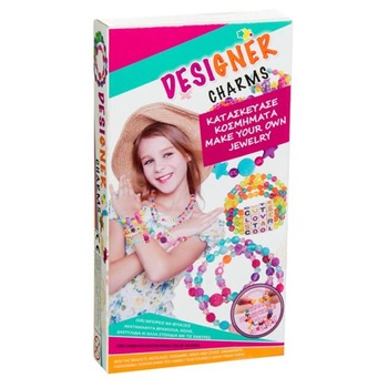 Set de facut lantic si bratari cu 50 de margele si accesorii pentru fete multicolore , ATS Set de facut lantic si bratari cu 50 de margele si accesorii pentru fete multicolore , ATS