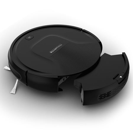 Aspirator robot ROWENTA Explorer Serie 20 RR6825WH, 0.25l, 3 functii de curatare, aspirare uscata, negru