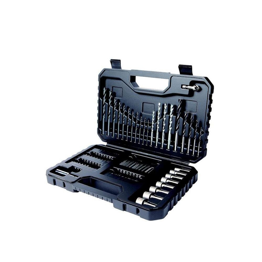 Set mixt pentru gaurit si insurubat 80 piese Black+Decker A7219-XJ