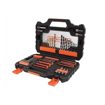 Trusa de gaurit si insurubat 104 piese Black+Decker A7230-XJ Trusa de gaurit si insurubat 104 piese Black+Decker A7230-XJ