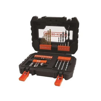 Trusa de gaurit si insurubat 31 piese Black+Decker A7233-XJ Trusa de gaurit si insurubat 31 piese Black+Decker A7233-XJ