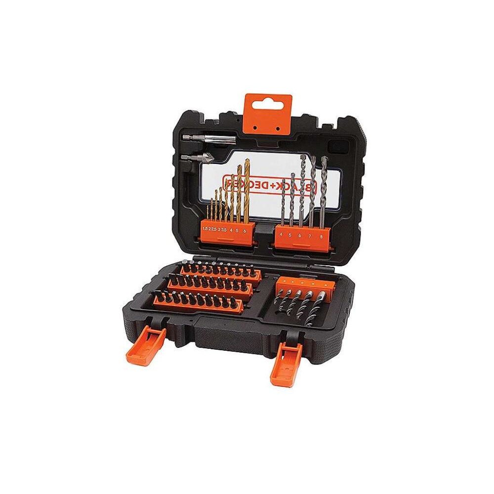 Trusa de gaurit si insurubat 50 piese Black+Decker A7232-XJ