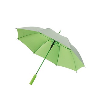 Umbrela automata Jive, argintiu/verde deschis, Ø103 cm Umbrela automata Jive, argintiu/verde deschis, Ø103 cm