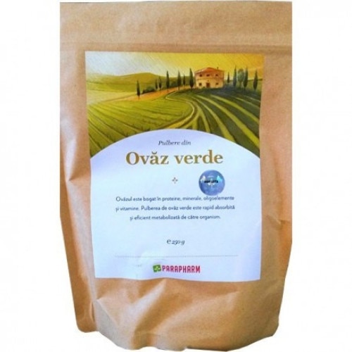 Supliment Alimentar Pulbere Ovaz Verde 250 grame