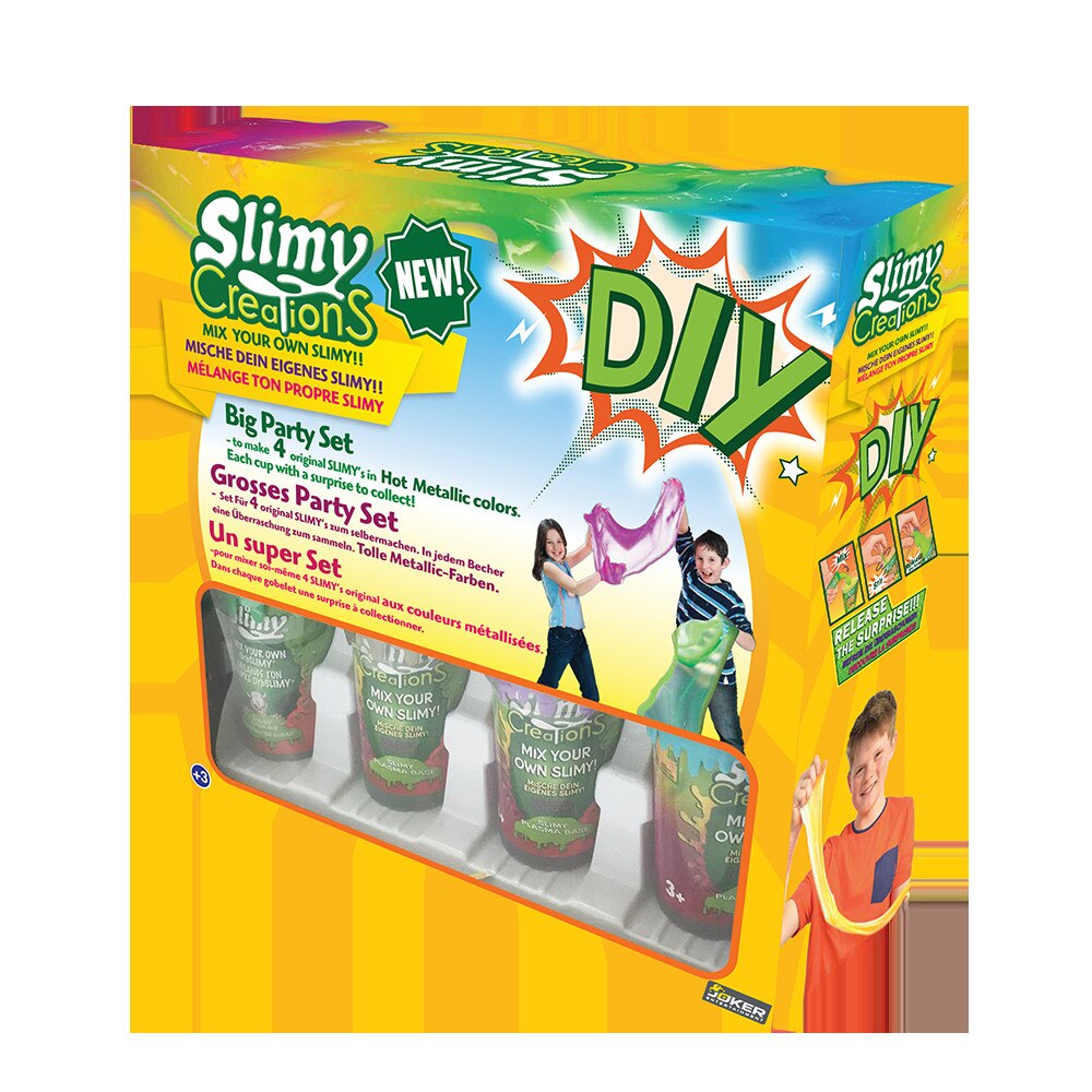 Set de creatie gelatina Slimy Big Party EVO