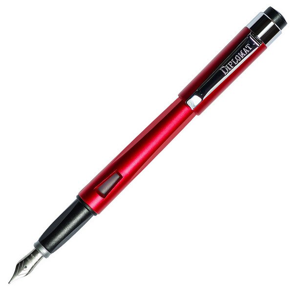 Stilou DIPLOMAT Magnum Metallic Burned Red - penita B