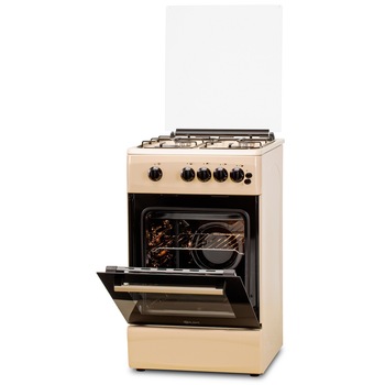 Aragaz LDK 5060 GRAI Crem RMV, Gaz, 4 Arzatoare, Siguranta, Grill, Rotisor, Aprindere, Iluminare, Capac sticla, Crem Aragaz LDK 5060 GRAI Crem RMV, Gaz, 4 Arzatoare, Siguranta, Grill, Rotisor, Aprindere, Iluminare, Capac sticla, Crem