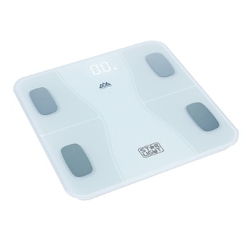Cantar corporal de diagnostic Star-Light BFC-180BTW, Smart, App Android/IOS, Display LED, 180 Kg, Alb Cantar corporal de diagnostic Star-Light BFC-180BTW, Smart, App Android/IOS, Display LED, 180 Kg, Alb