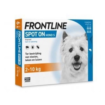Solutie Antiparazitara, Frontline Spot 0n, Caine 2-10 kg, 1 pipeta Solutie Antiparazitara, Frontline Spot 0n, Caine 2-10 kg, 1 pipeta