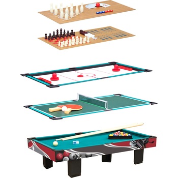 Masa de joc pentru copii, cu 5 suprafete (Biliard, ping-pong, air hockey/curling, bowling, sah,dame, table, joc de carti) Masa de joc pentru copii, cu 5 suprafete (Biliard, ping-pong, air hockey/curling, bowling, sah,dame, table, joc de carti)