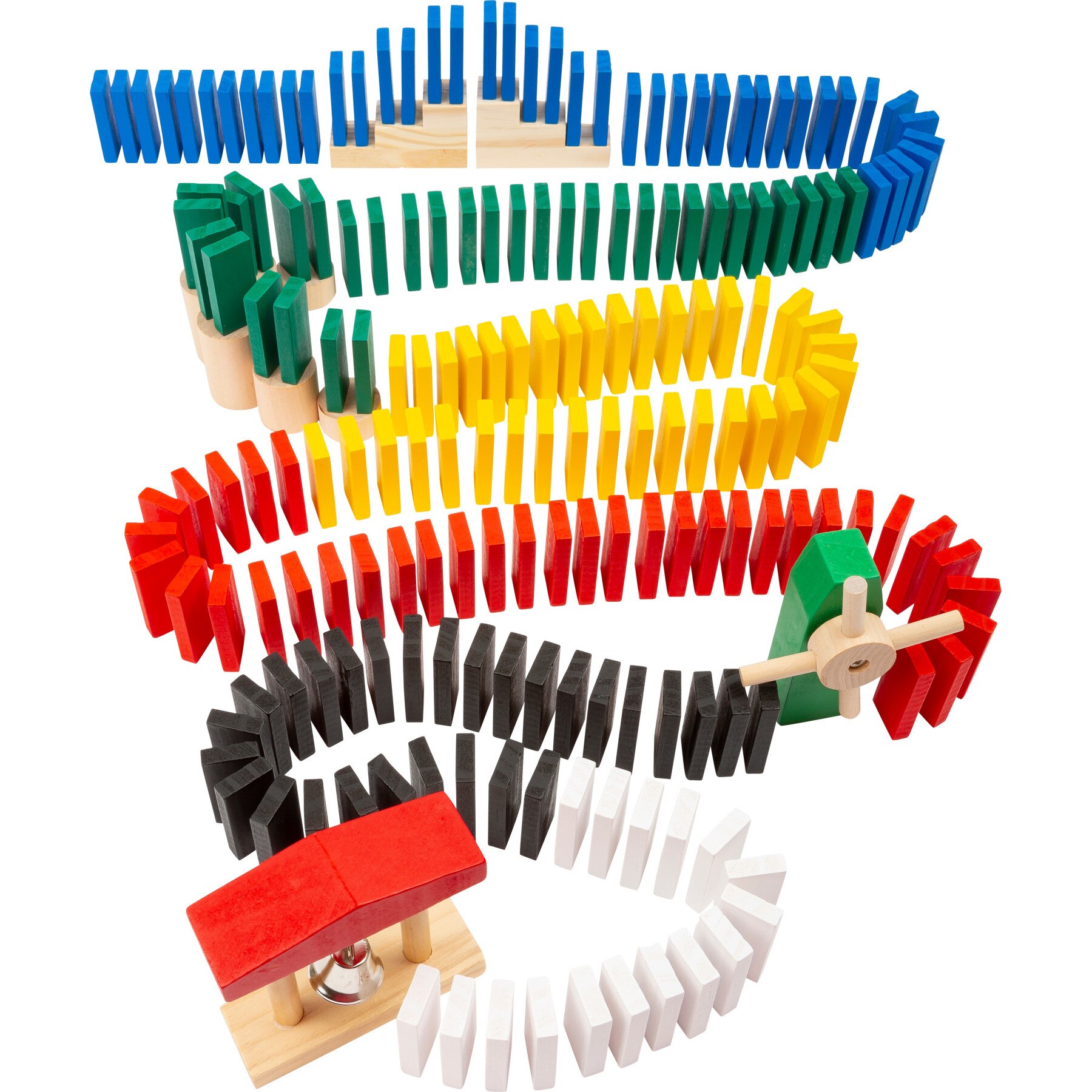 Domino traseu 490 piese, lemn, Legler