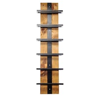 Suport pentru vinuri NNLT Modern Loft, 6 sticle, Multicolor