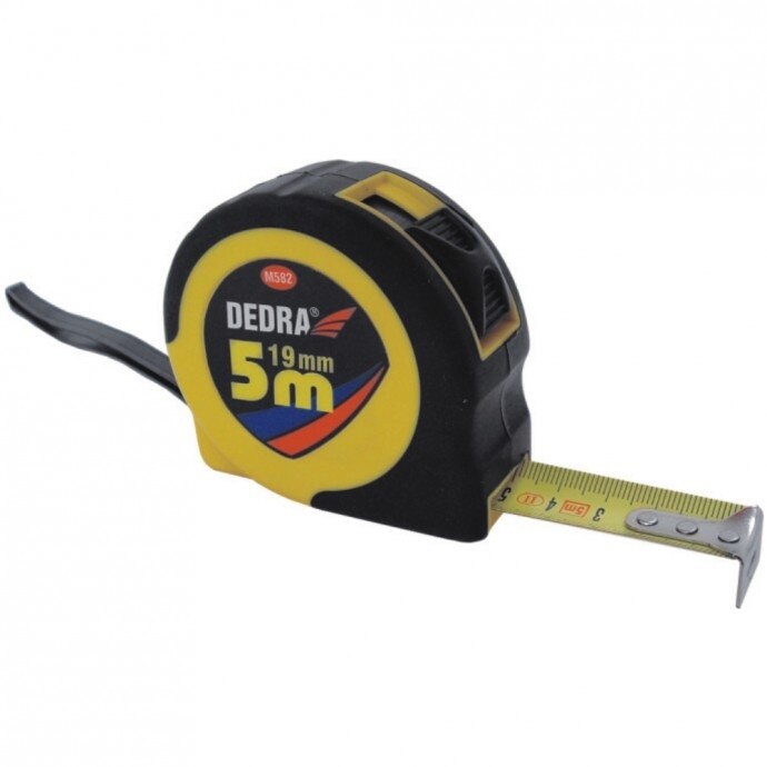 Ruleta 5m/19mm cu stop, blister